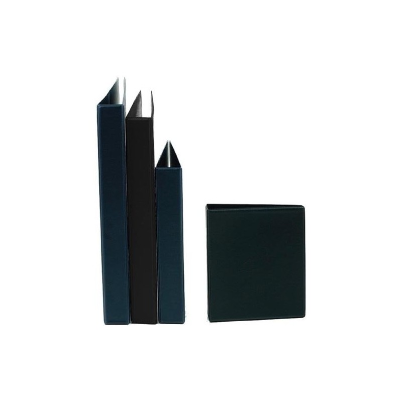 Carpeta 8º 2  anillas 25 mm PVC negro