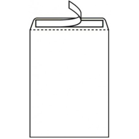 Sobre tipo bolsa blanca DIN C4 AC-4 autoadhesivo