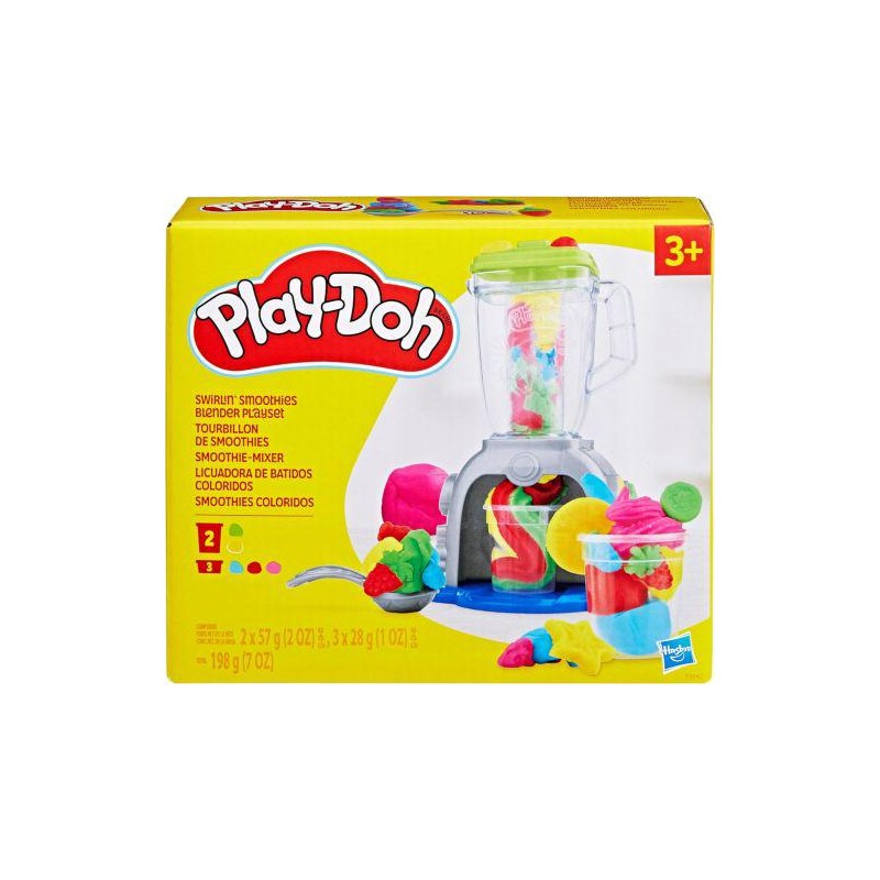 Licuadora de batidos coloritos play-doh