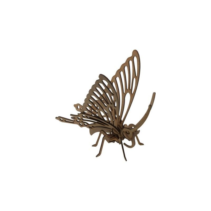 Maqueta mariposa 1 pocket 3D 2 planchas D1