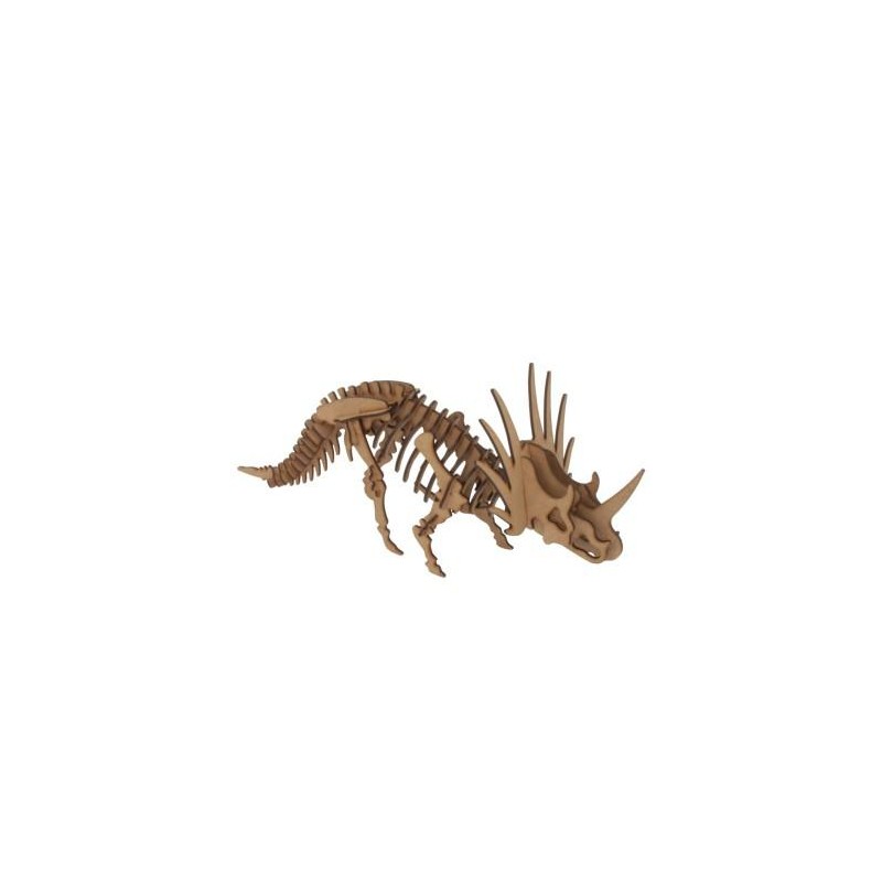 Maqueta styracosaurus pocket 3D 3 planchas D3