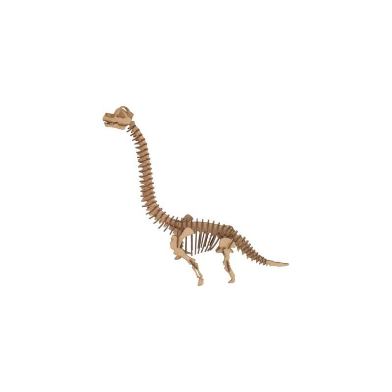 Maqueta brachiosaurus pocket 3D 3 planchas D4