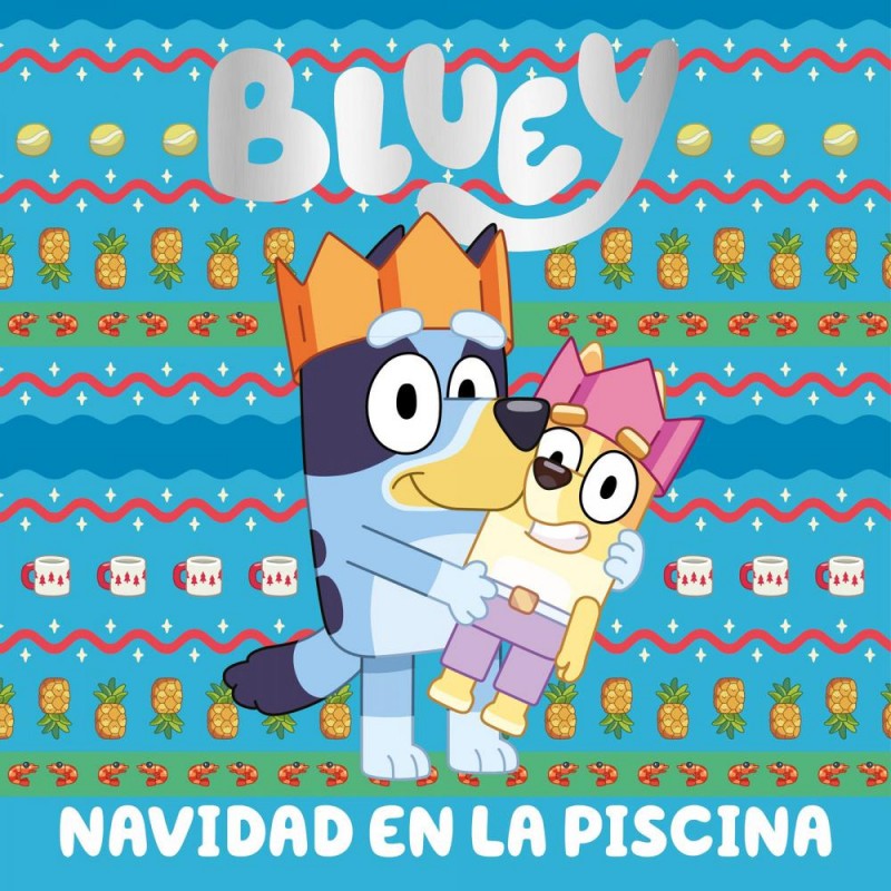 Navidad en la piscina  Bluey