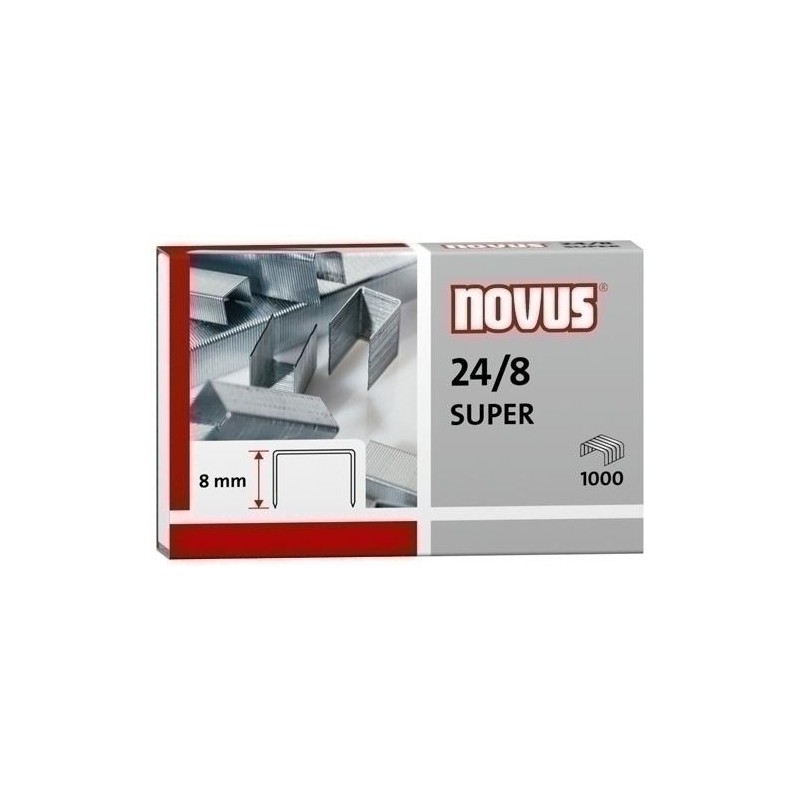 Grapas 24/8 novus galvanizadas Grapas 24/8 novus galvanizadas