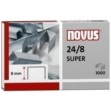 Grapas 24/8 novus galvanizadas