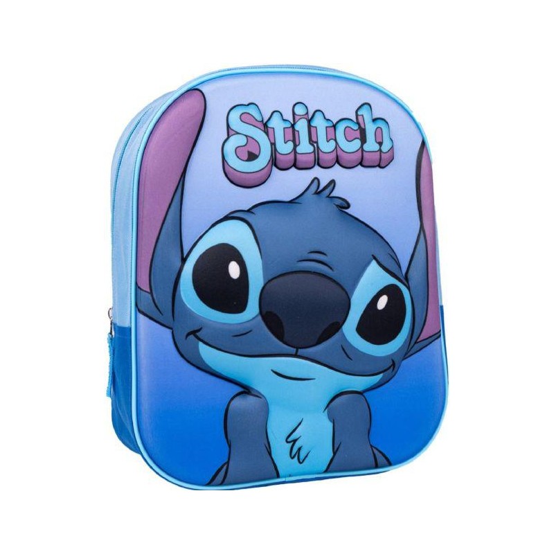 MOCHILA INFANTIL 3D STITCH 25X31X10CM