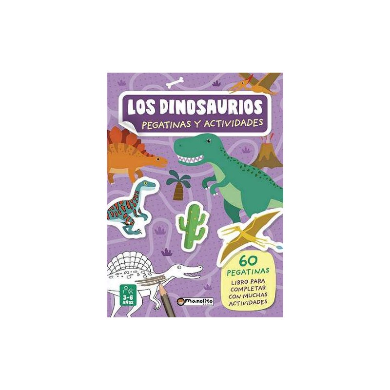 Los dinoasurios Pegatinas y actividades Los dinoasurios Pegatinas y actividades