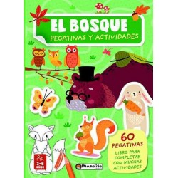 El bosque  Pegatinas y actividades