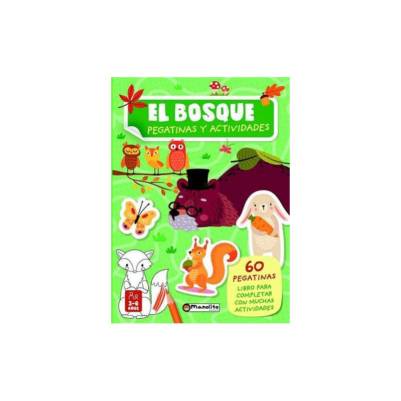 El bosque  Pegatinas y actividades