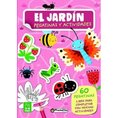 El jardín  Pegatinas y actividades
