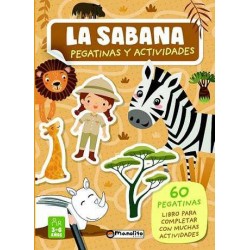 La sabana  Pegatinas y actividades