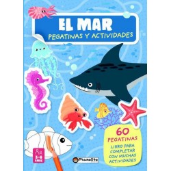 El mar  Pegatinas y actividades