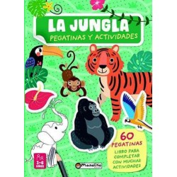 La jungla  Pegatinas y actividades
