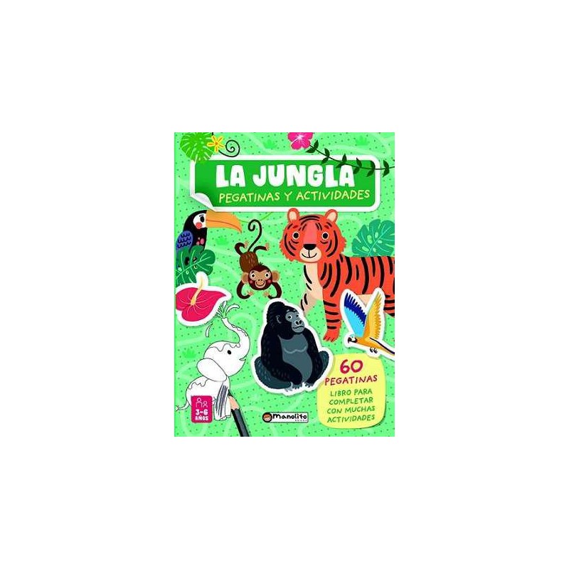 La jungla Pegatinas y actividades La jungla Pegatinas y actividades