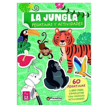 La jungla  Pegatinas y actividades