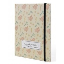 Libreta  rosetta tharpe - musica   hojas rayadas 