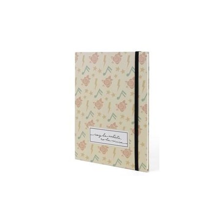 Libreta  rosetta tharpe - musica   hojas rayadas 