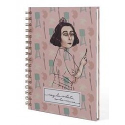 Cuaderno  jacqueline marval - pintura   hojas lisa