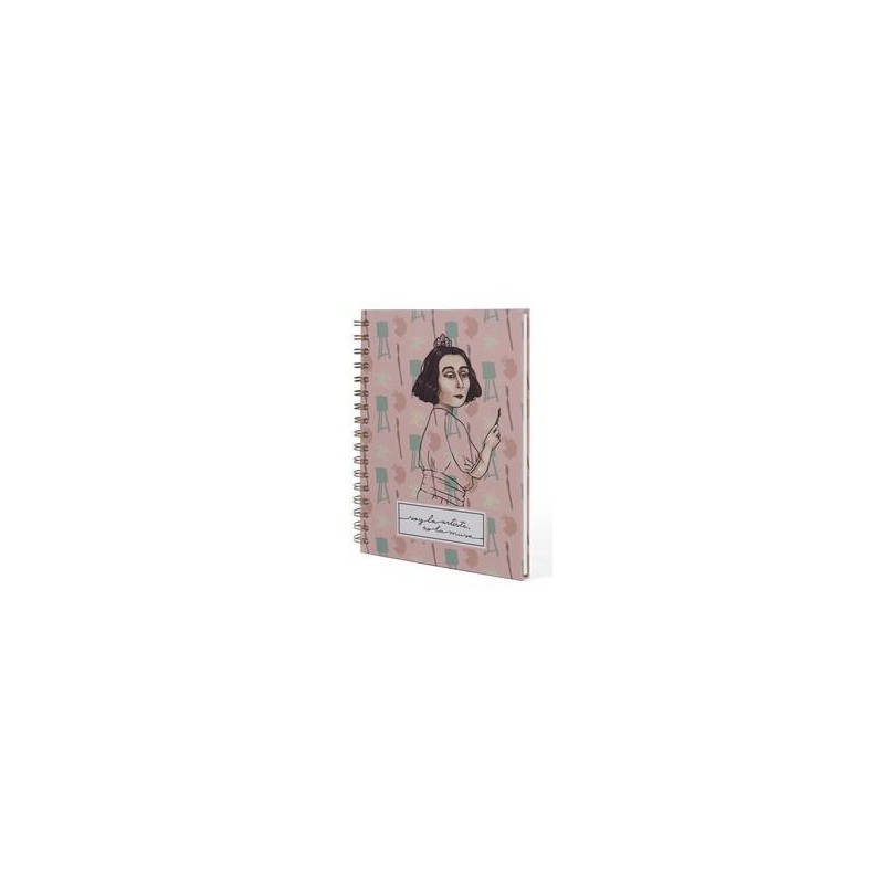 Cuaderno  jacqueline marval - pintura   hojas lisa