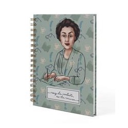 Cuaderno  luisa carnes - literatura   hojas rayada