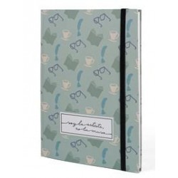 Libreta  luisa carnes - literatura   hojas rayadas