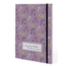 Libreta  bronislava nijinska - danza   hojas rayad