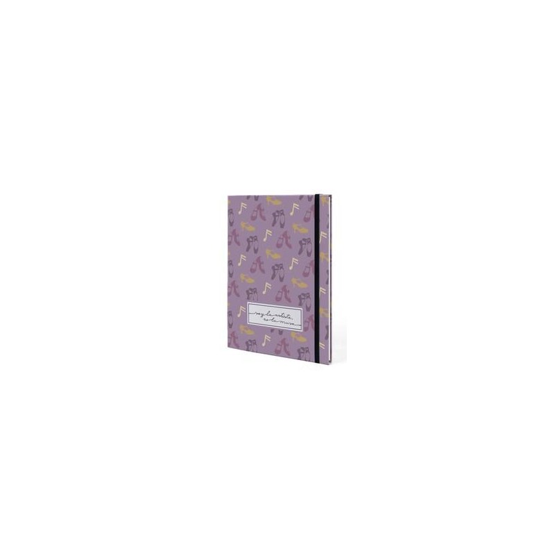 Libreta  bronislava nijinska - danza   hojas rayad