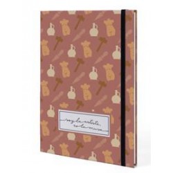 Libreta  maria martins - escultura   hojas lisas 