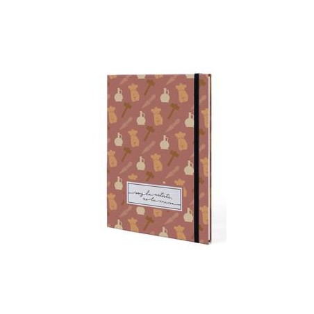 Libreta  maria martins - escultura   hojas lisas 