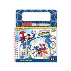 Libro de Dibujo Mágico Pinta con Agua Spiderman