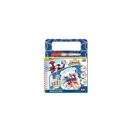 Libro de Dibujo Mágico Pinta con Agua Spiderman