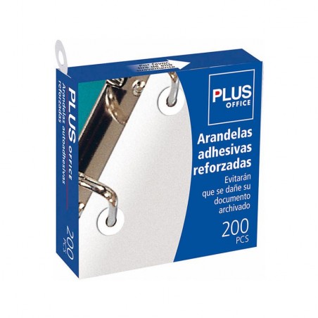 Arandelas Autoadhesivas Plus Office Reforzadas 13m