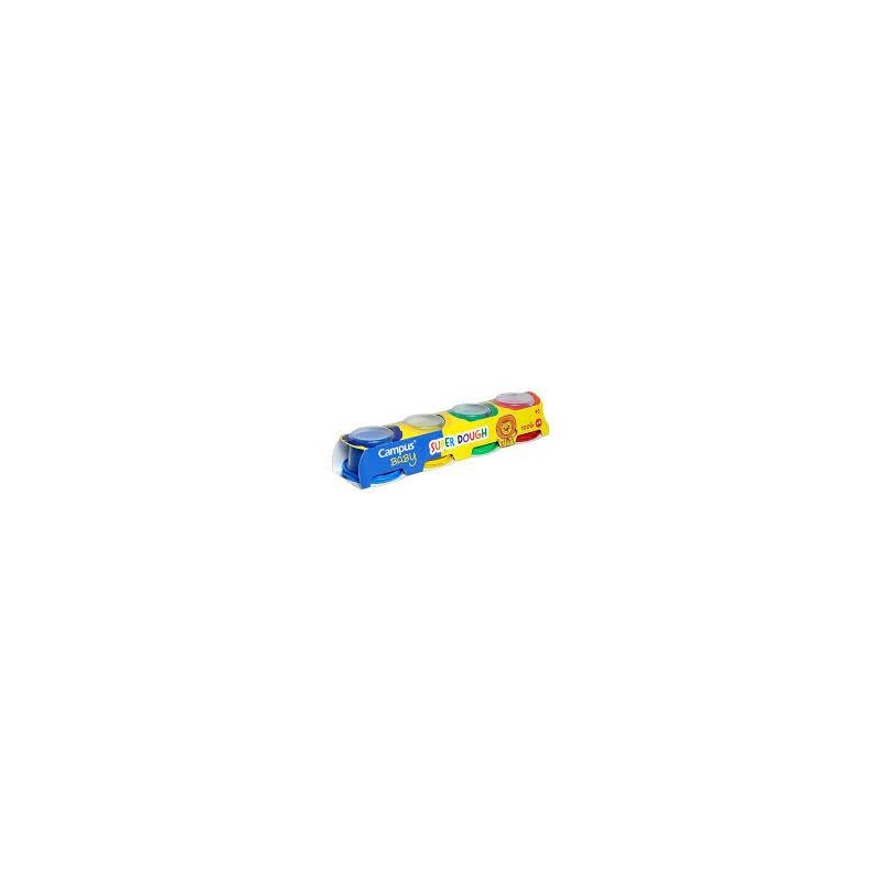 Pasta Modelar Campus Baby Super Dough 100 g 4 Bote Pasta Modelar Campus Baby Super Dough 100 g 4 Bote