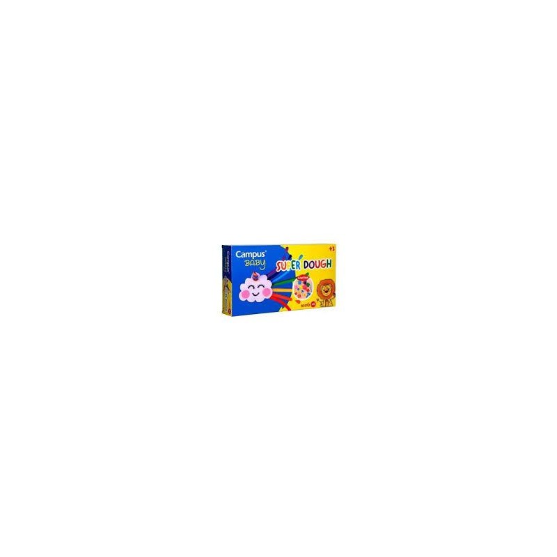Pasta Modelar Campus Baby Super Dough 100 g 6 Bote Pasta Modelar Campus Baby Super Dough 100 g 6 Bote
