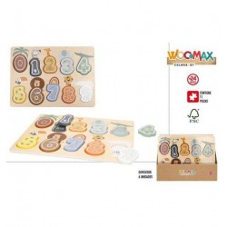 Puzzle numeros madera