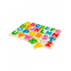 Puzzle madera alfabeto woomax  24 meses