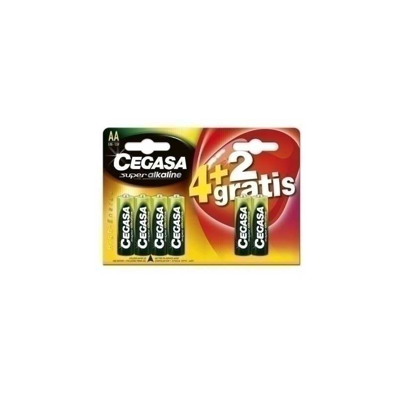 Pilas cegasa AA plus blister de 6 4 2 gratis Pilas cegasa AA plus blister de 6 4 2 gratis
