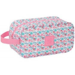 Zapatillero mediano reciclado Moos flores 29x15x14