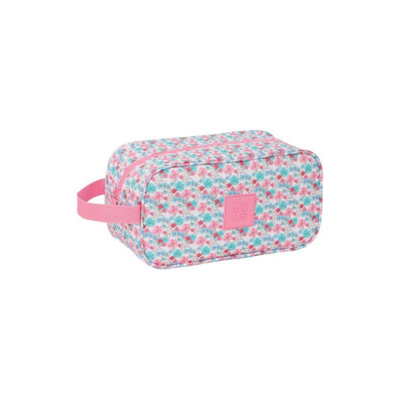 Zapatillero mediano reciclado Moos flores 29x15x14