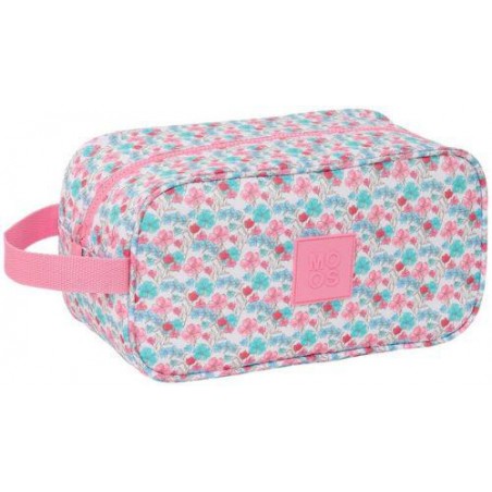 Zapatillero mediano reciclado Moos flores 29x15x14