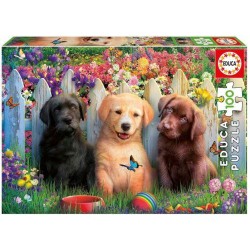 Puzzle educa perritos 100 piezas