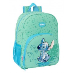 MOCHILA ADAPT CARRO STITCH ALOHA 33X42X14CM