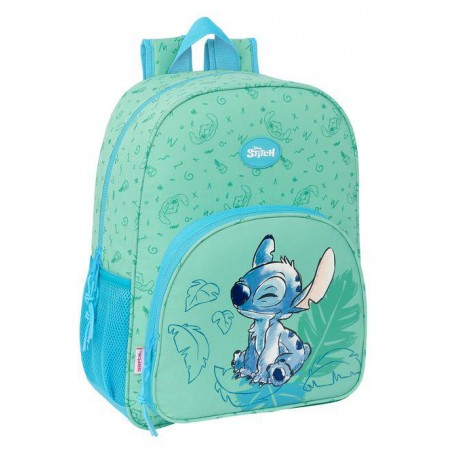 MOCHILA ADAPT CARRO STITCH ALOHA 33X42X14CM