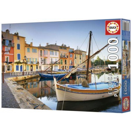 Puzzle educa Puerto de Martigues Provenza 1000 pie