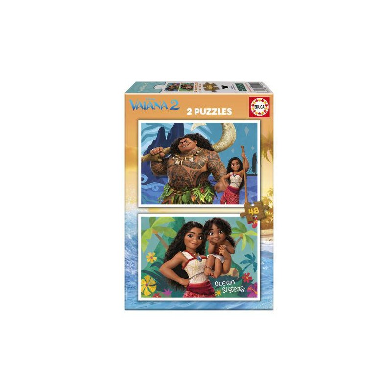 Puzzle educa vaiana 2x48 piezas