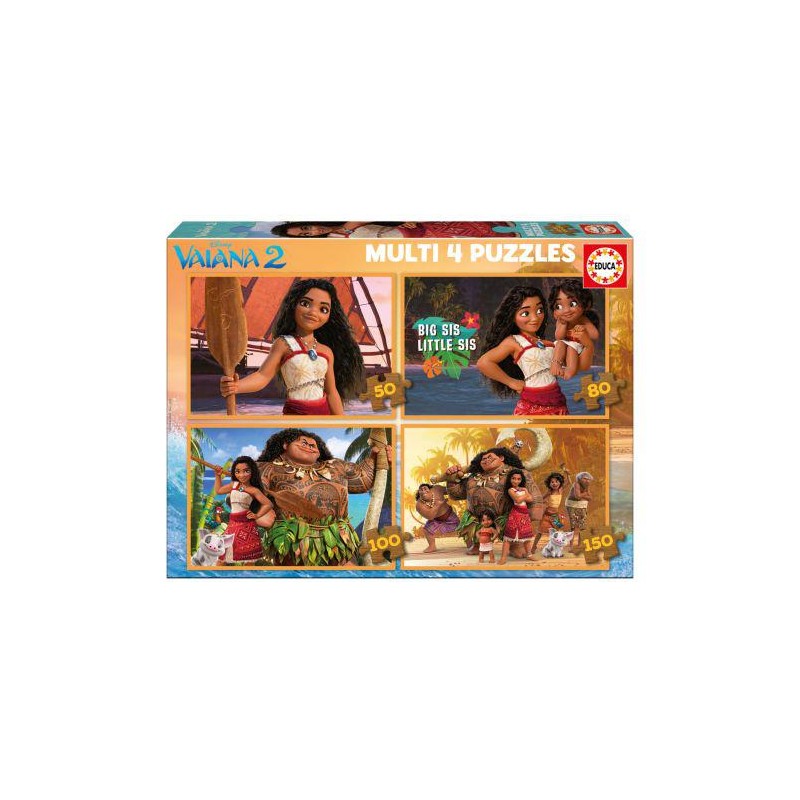 Puzzle educa vaiana 50-80-100-150 piezas