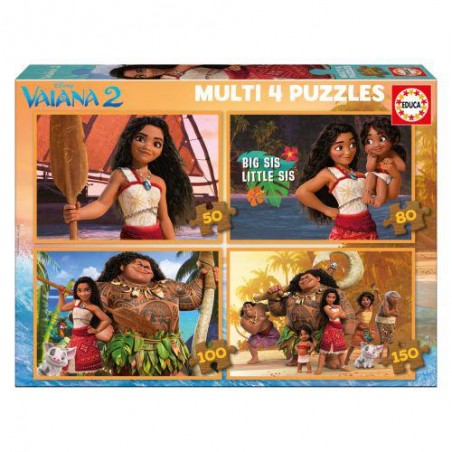 Puzzle educa vaiana 50-80-100-150 piezas