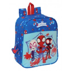 Mochila guardería spidey adaptable a carro