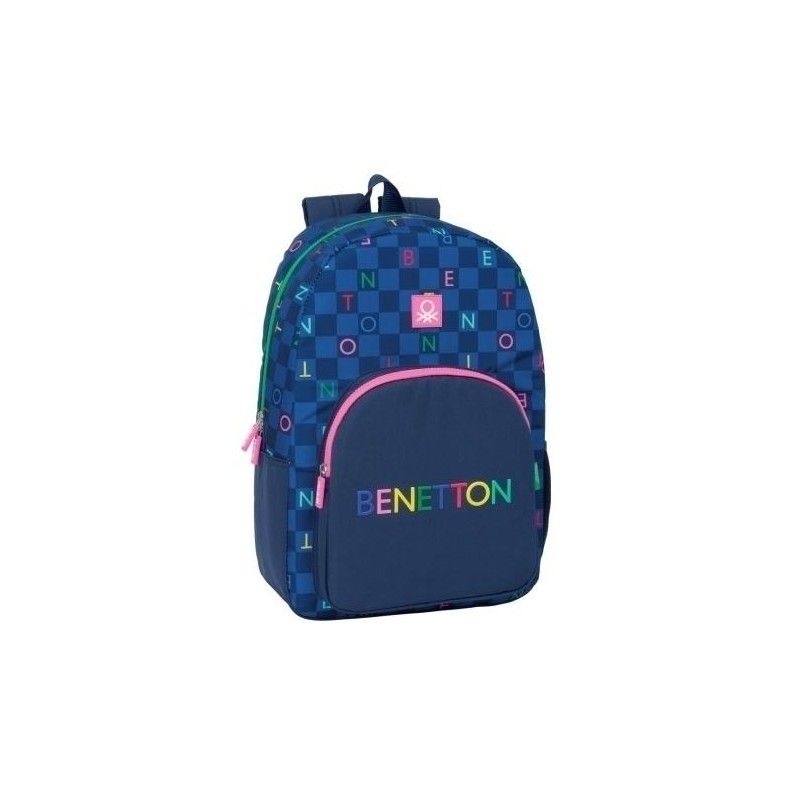 Mochila benetton damero adaptable a carro Mochila benetton damero adaptable a carro