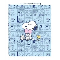 Carpeta snoopy love 4 anillas folio